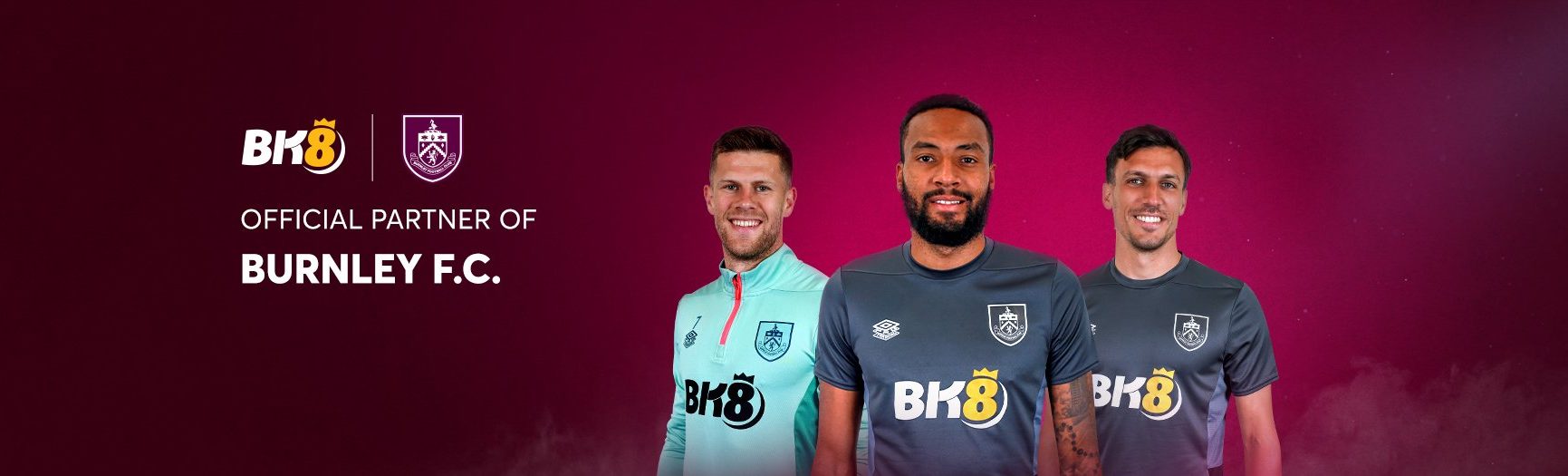 au88 quảng cáo đối tác Burnley F.C.
